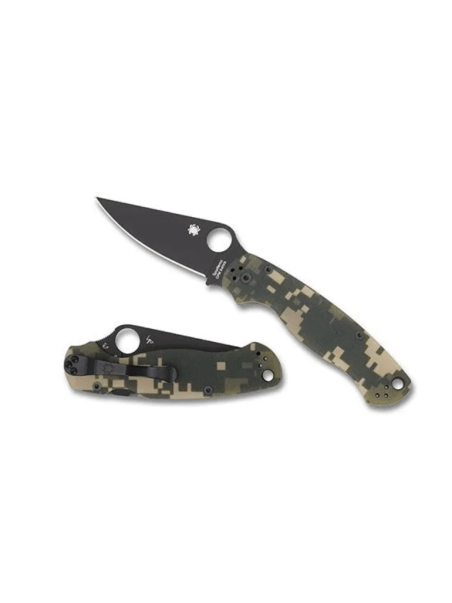 NAVAJA SPYDERCO PARA MILITARY 2 PAVONADO G-10 CAMO