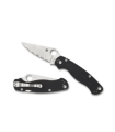 NAVAJA SPYDERCO PARA MILITARY 2 G-10 NEGRO SIERRA
