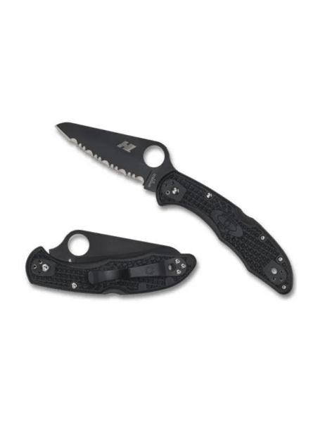 NAVAJA SPYDERCO SALT 2 FRN NEGRO PAVONADO SIERRA