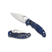 NAVAJA SPYDERCO MANIX 2 CTS BD1N AZUL TRASLÚCIDO