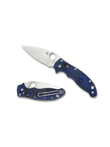 NAVAJA SPYDERCO MANIX 2 CTS BD1N AZUL TRASLÚCIDO