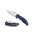 NAVAJA SPYDERCO MANIX 2 CTS BD1N AZUL TRASLÚCIDO