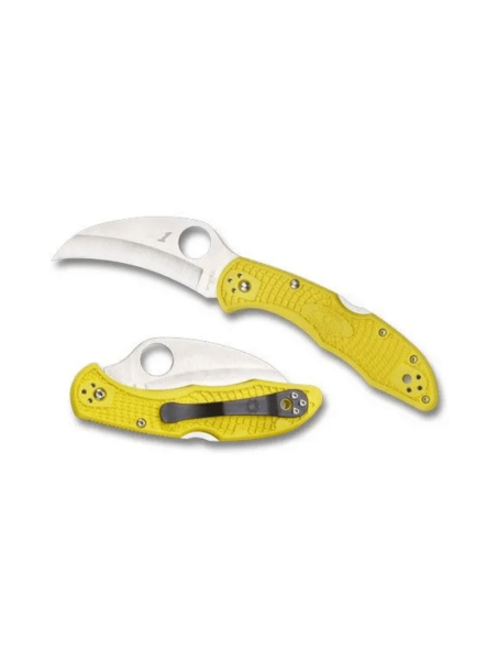 NAVAJA SPYDERCO TASMAN SALT 2 AMARILLO FILO