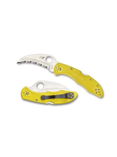 NAVAJA SPYDERCO TASMAN SALT 2 AMARILLO SIERRA