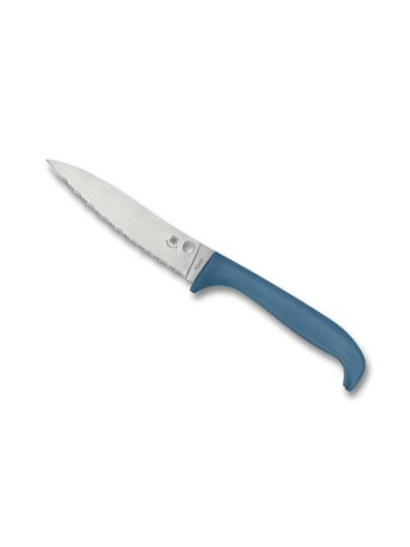 CUCHILLO COCINA SPYDERCO COUNTER PUPPY AZUL