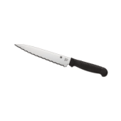 CUCHILLO COCINA SPYDERCO 165MM NEGRO SIERRA