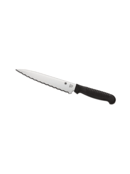 CUCHILLO COCINA SPYDERCO 165MM NEGRO SIERRA