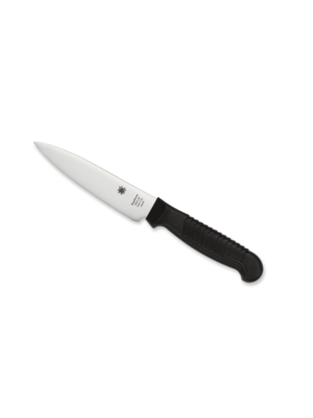 CUCHILLO COCINA SPYDERCO 114mm NEGRO FILO