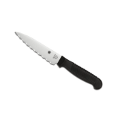 CUCHILLO COCINA SPYDERCO 114mm NEGRO SIERRA