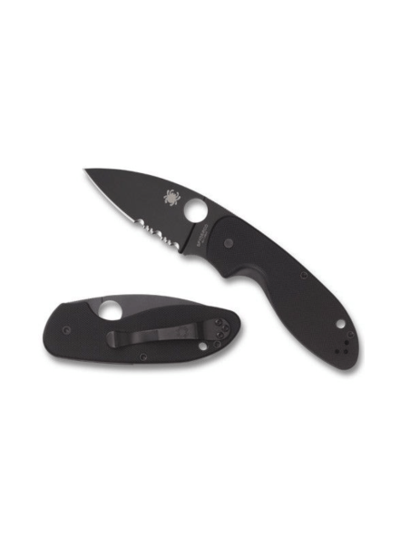 NAVAJA SPYDERCO EFFICIENT NEGRO PAVONADO SIERRA