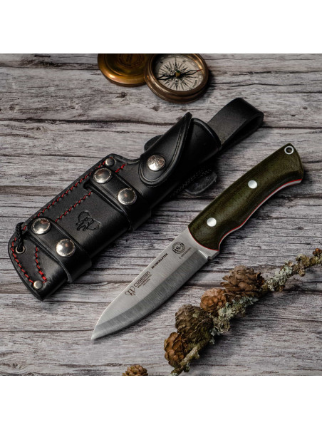 CUCHILLO BUSHCRAFTER CUDEMAN VERDE BS9 206-F