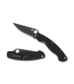 NAVAJA SPYDERCO MILITARY NEGRO PAVONADO