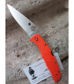 NAVAJA SPYDERCO ENDURA 4 FRN FLAT NARANJA