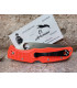 NAVAJA SPYDERCO ENDURA 4 FRN FLAT NARANJA