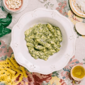 PASTA AL PESTO FORESTIA