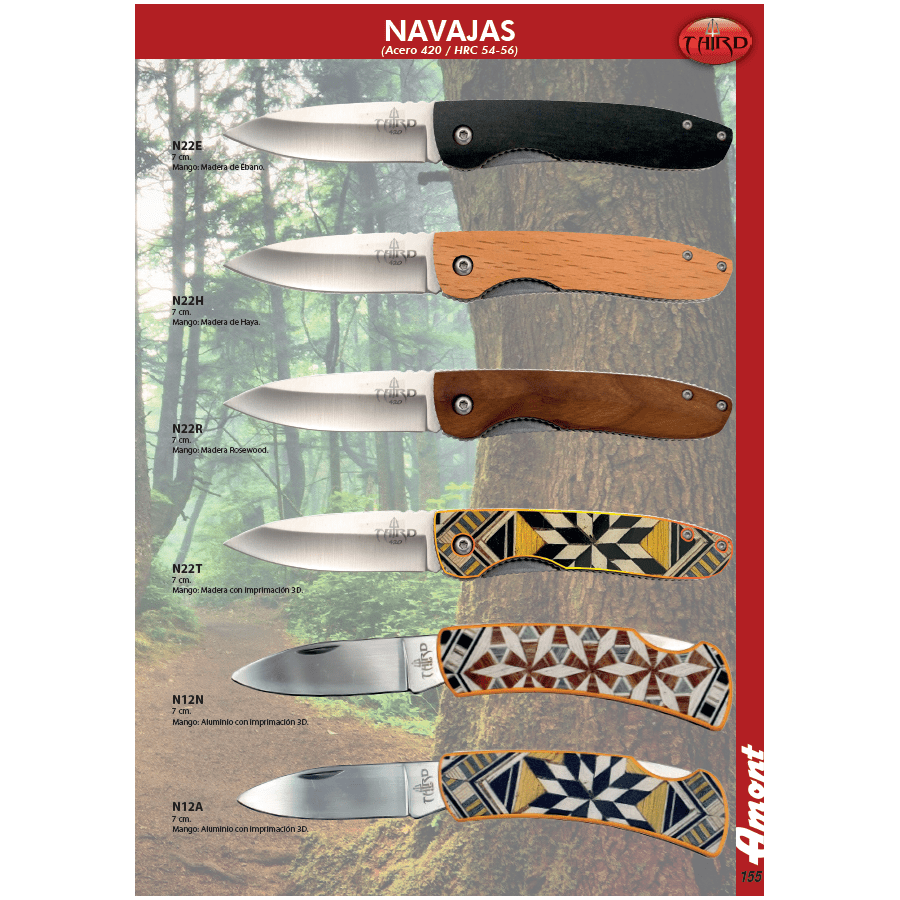 NAVAJA MADERA O NAVAJA 3D