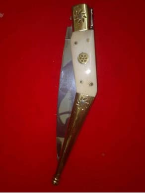 Penknife of crafts deer and brass III