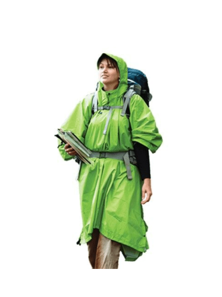 PONCHO IMPERMEABLE DE NYLON SEA TO SUMMIT VERDE