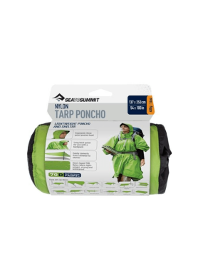 PONCHO IMPERMEABLE DE NYLON SEA TO SUMMIT VERDE