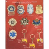 placas militares y policiales y llaveros