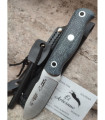 CUCHILLO BUSHCRAFT SANABRIA II CUDEMAN NEGRO 182-T