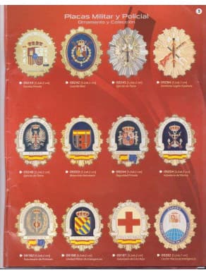 placas militares y policiales
