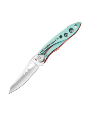 NAVAJA SKELETOOL KB AZUL Y ROJA LEATHERMAN