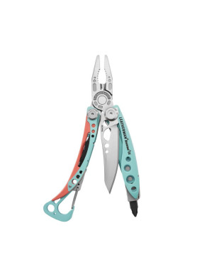 ALICATE SKELETOOL CX LEATHERMAN AZUL Y ROJO