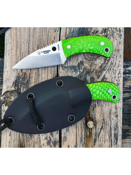 CUCHILLO YODA CUDEMAN VERDE FLÚOR KYDEX 200-JVK