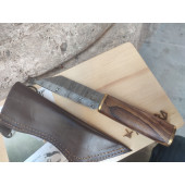 CUCHILLO SEAX VIKINGO NJORD SIF DAMASCO