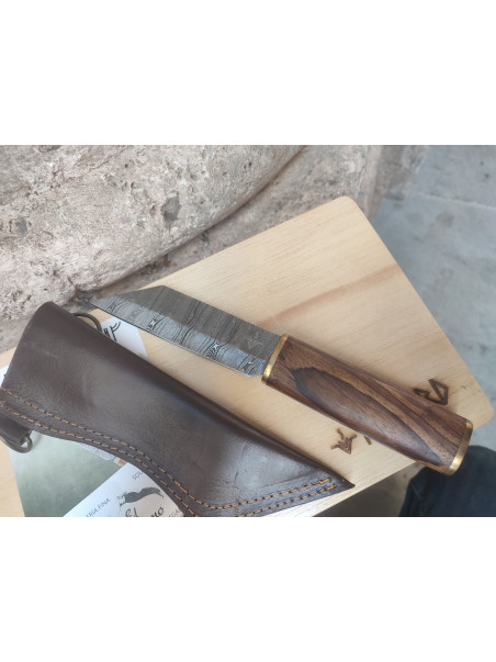 CUCHILLO SEAX VIKINGO NJORD SIF DAMASCO