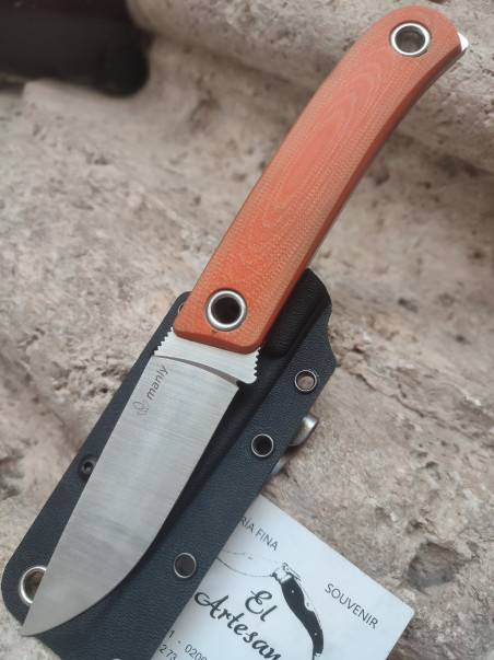 CUCHILLO MANLY PATRIOT NARANJA CPM154