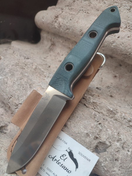 CUCHILLO BUSHCRAFT G10 AZUL BECHMADE