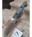 CUCHILLO BUSHCRAFT G10 VERDE BECHMADE