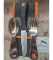 NOVEDAD SET CAMPING CUCHILLO TENEDOR Y CUCHARA MUELA