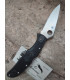 NAVAJA SPYDERCO ENDURA 4 FRN FLAT NEGRO