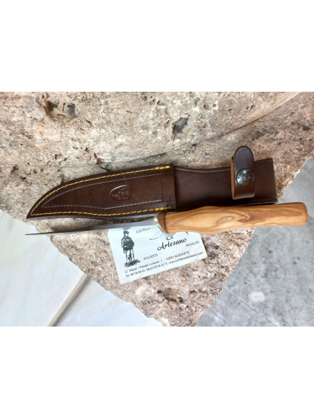 CUCHILLO MUELA OLIVO CAZ-16.OL