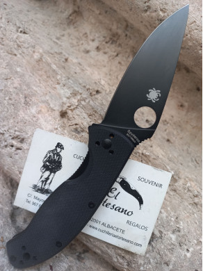 NAVAJA SPYDERCO TENACIOUS MANGO G-10 PAVONADO