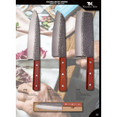 CUCHILLO DE COCINA O MACHETA  AMARTILLADO MADERA TRAMUNTANA