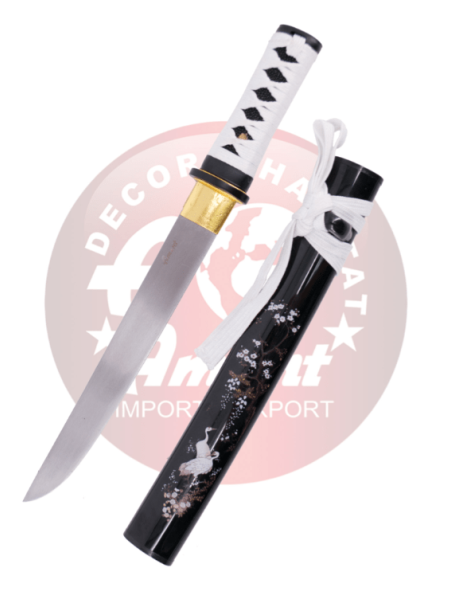 KATANA TANTO S6046N ACERO CARBONO NEGRA