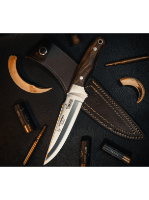 NOVEDAD CUCHILLO RHINO HUNTER NOGAL CUDEMAN