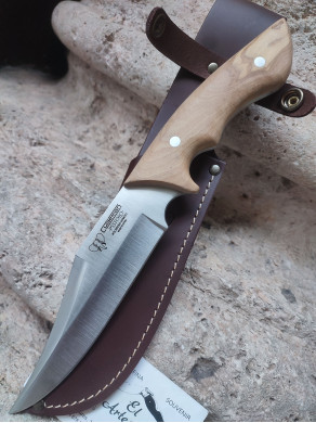 CUCHILLO PISTOLO OLIVO CUDEMAN 121-L