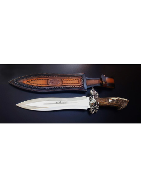 NOVEDAD CUCHILLO REMATE LUJO AGARRE PLATA MUELA