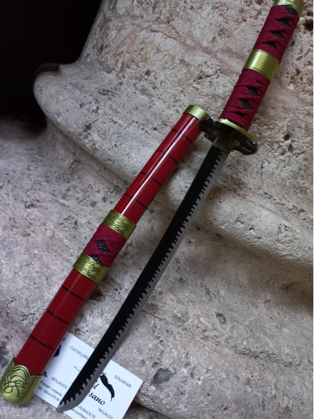 KATANA PEQUEÑA ZORO BURDEOS BH20420