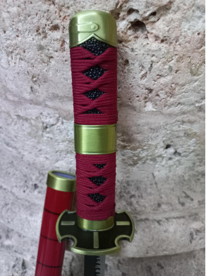 KATANA PEQUEÑA ZORO BURDEOS BH20420