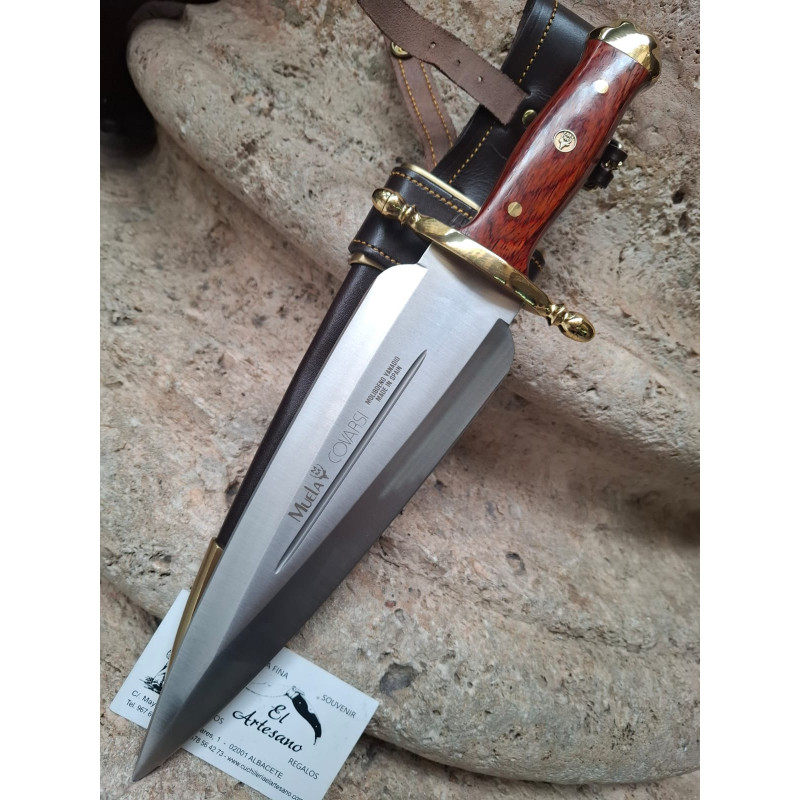 CUCHILLO REMATE MUELA COVARSI LATÓN FUNDA