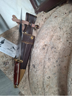 CUCHILLO REMATE MUELA COVARSI LATÓN FUNDA
