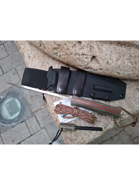 EXCLUSIVO CUCHILLO NOMAD 6,5 VERDE KYDEX PEDERNAL