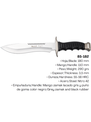 NOVEDAD CUCHILLO MUELA 85-162 O 85-162