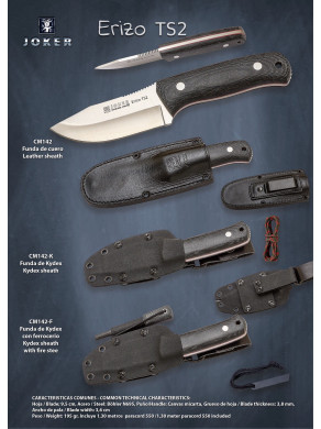 NOVEDAD CUCHILLO TS2 MIKARTA NEGRA JOKER